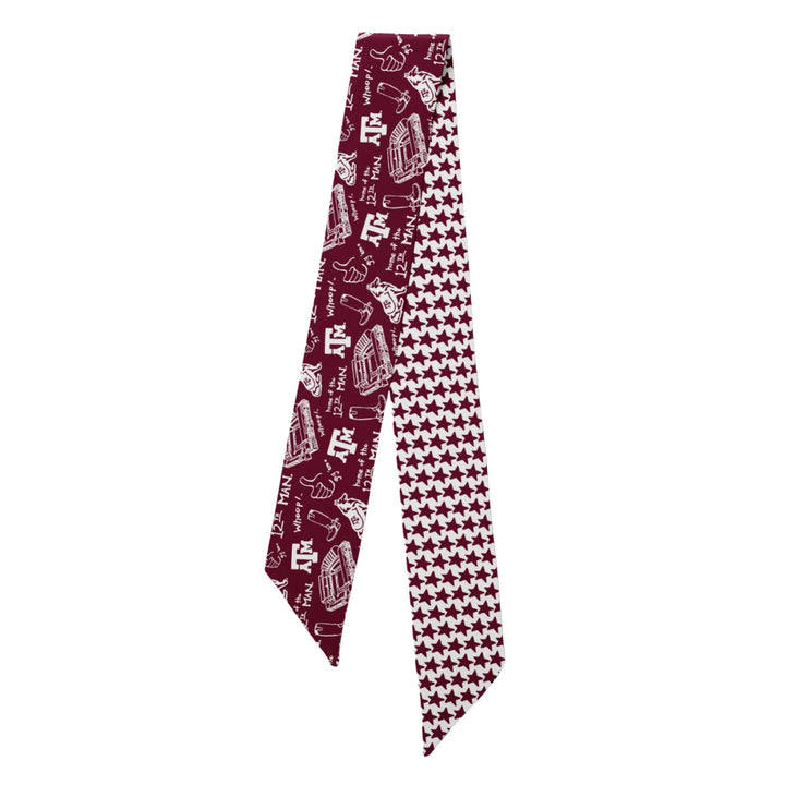 SIDELINE TWILLY SCARF: TEXAS A&M
