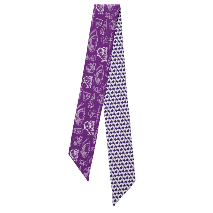 SIDELINE TWILLY SCARF: TCU