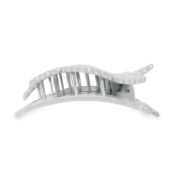 TELETIES: MEDIUM FLAT SNOWFLAKE HAIR CLIP