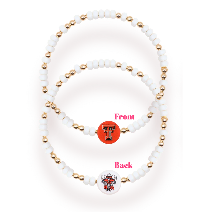 TEXAS TECH LOGO BRACELET