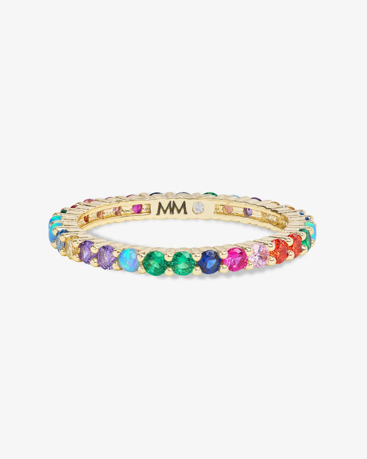RAINBOW BABY HEIRESS 2MM RING- GOLD
