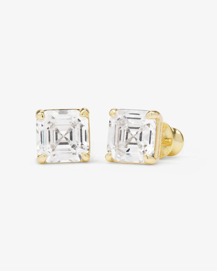 MELINDA MARIA: THE QUEENS 8MM STUDS- GOLD