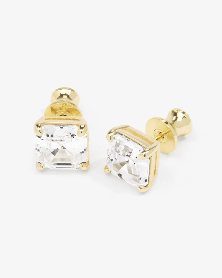 MELINDA MARIA: THE QUEENS 8MM STUDS- GOLD