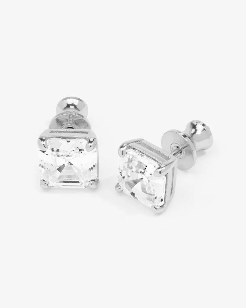 MELINDA MARIA: THE QUEENS 8MM STUDS- SILVER