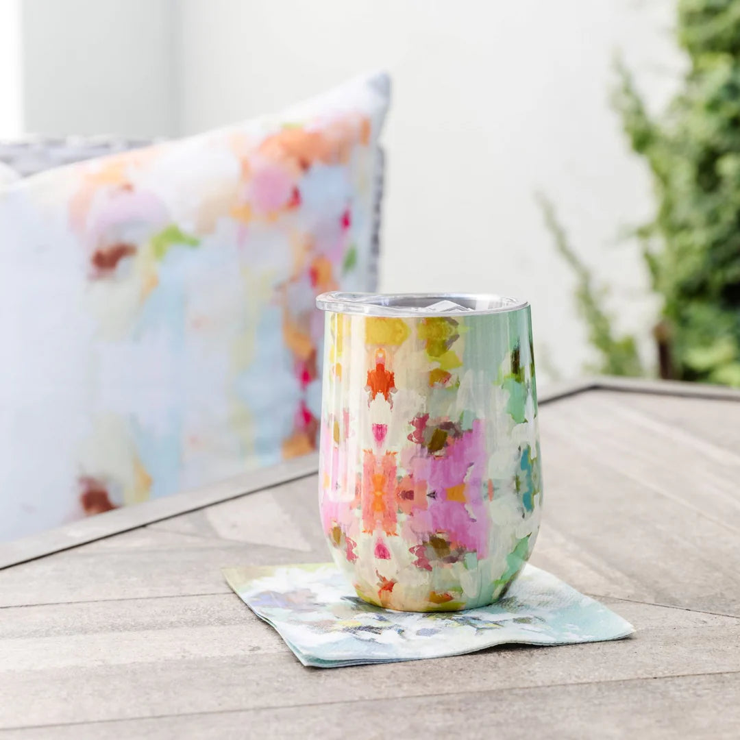 LAURA PARK: GIVERNY WINE TUMBLER