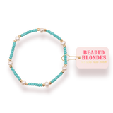 TURQUOISE & PEARL BRACELET