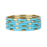 TURQUOISE VEDA BANGLES