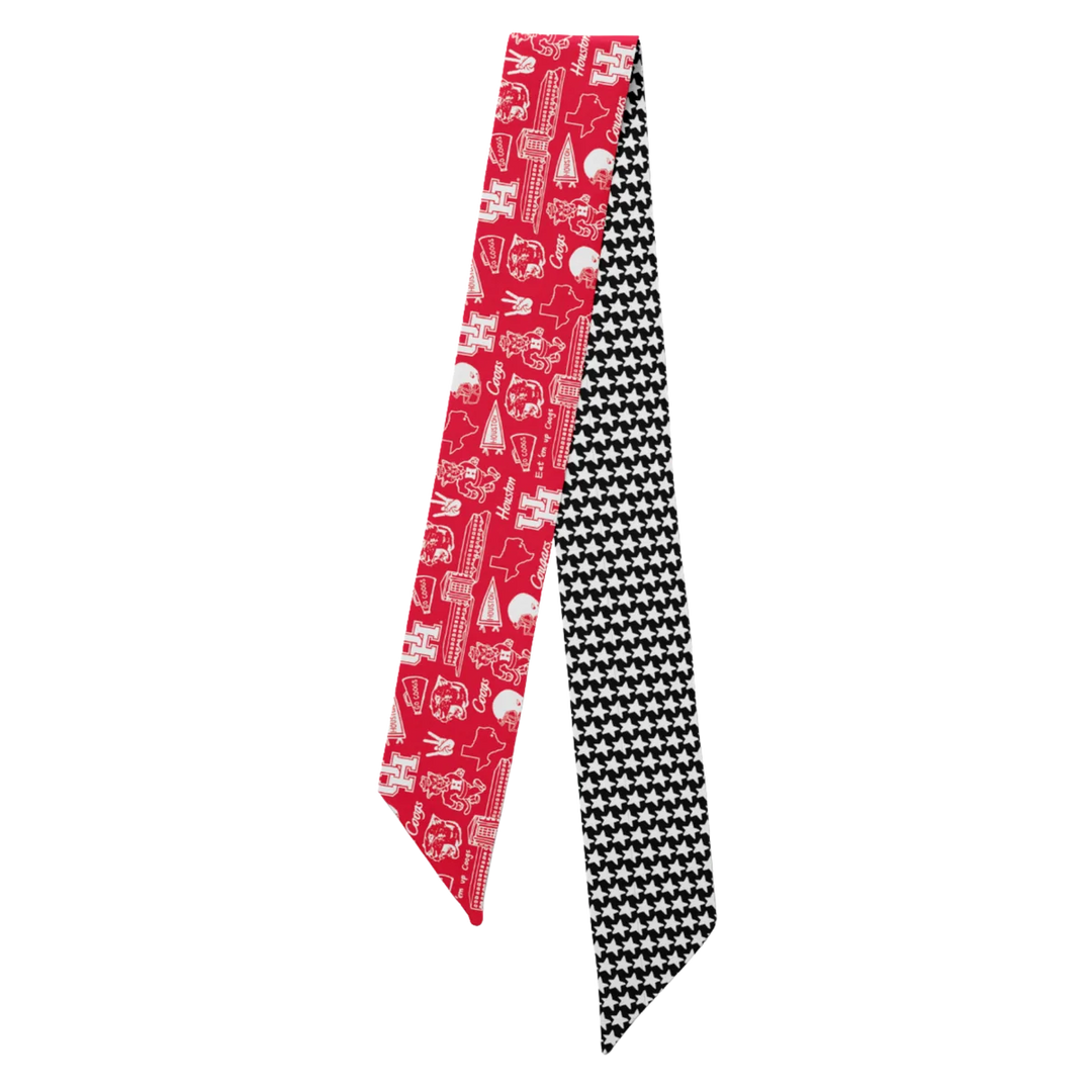 SIDELINE TWILLY SCARF: UNIVERSITY OF HOUSTON