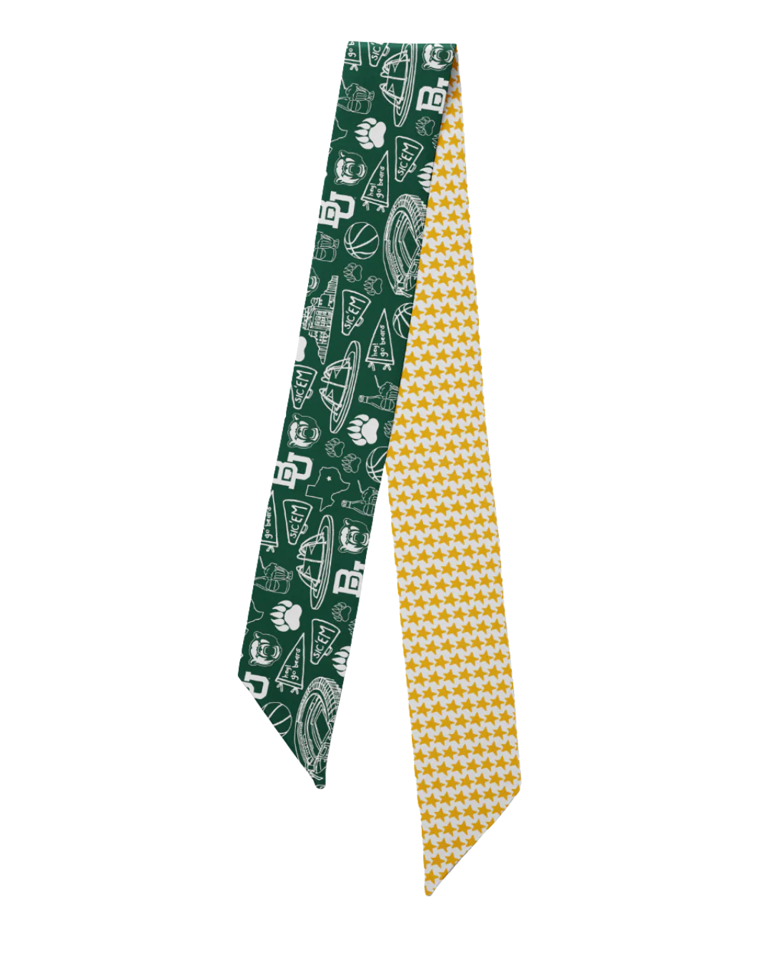 SIDELINE TWILLY SCARF: BAYLOR