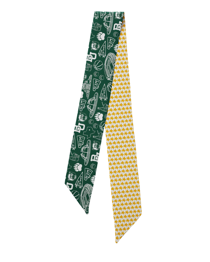 SIDELINE TWILLY SCARF: BAYLOR