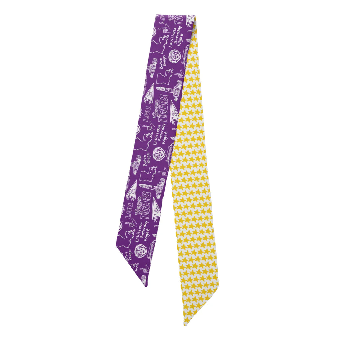 SIDELINE TWILLY SCARF: LSU