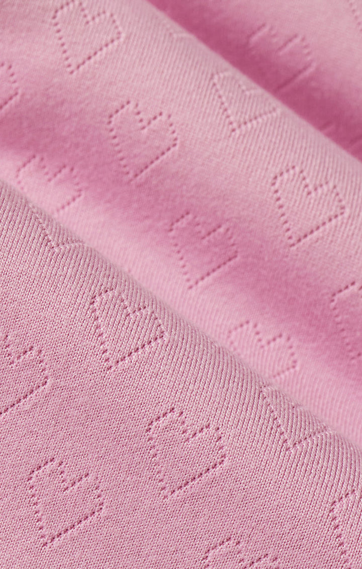 Z SUPPLY: AMOUR LACE TRIM SHORT- PINK CRUSH