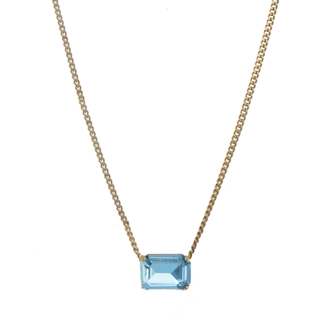 RUBIN NECKLACE- AQUAMARINE