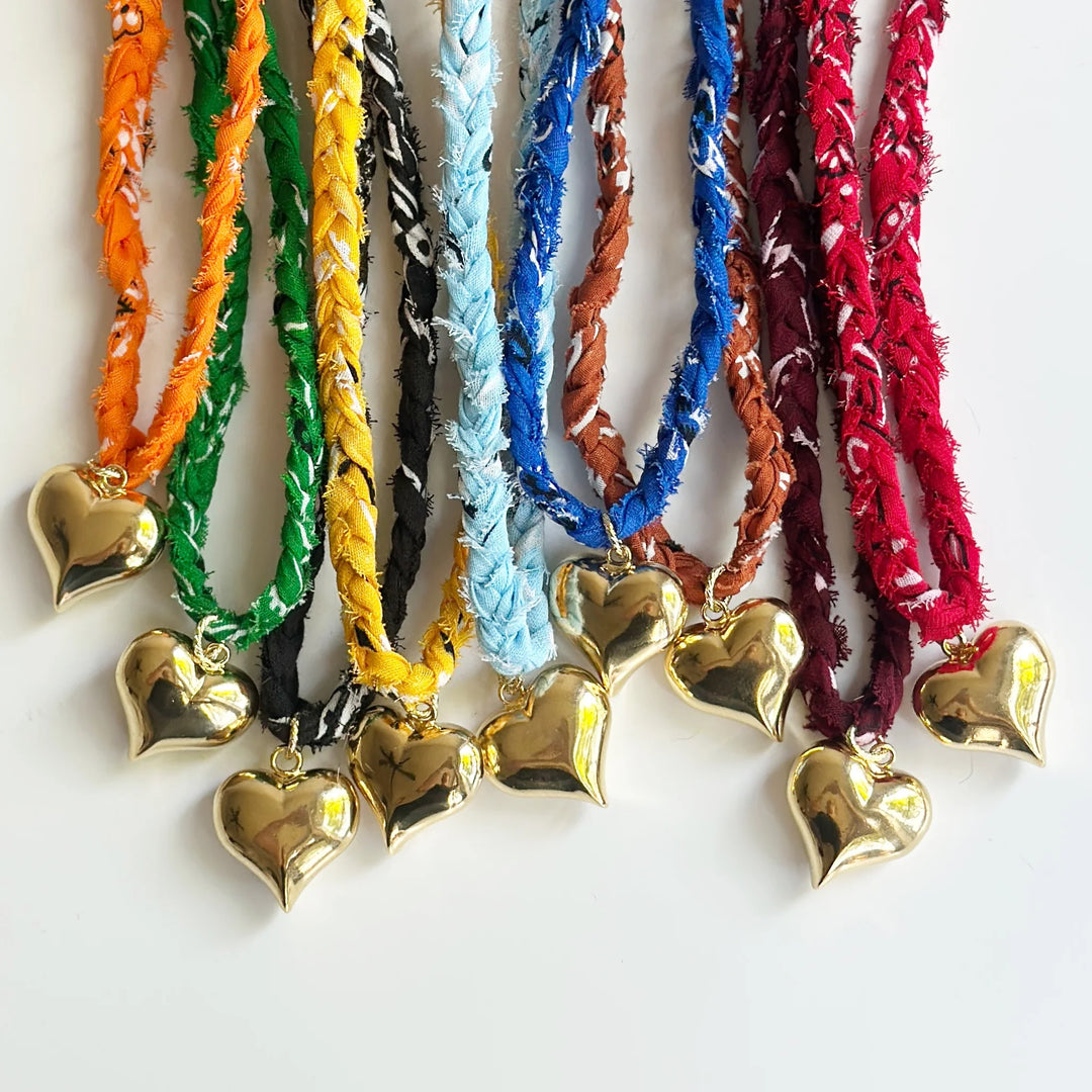 GAMEDAY BANDANA NECKLACE - BLUE