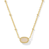 Kendra Scott: Gold Iridescent Drusy Mini Elisa Pendant Necklace