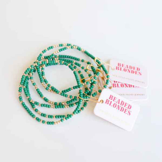 SPRINKLE BRACELET: KELLY GREEN