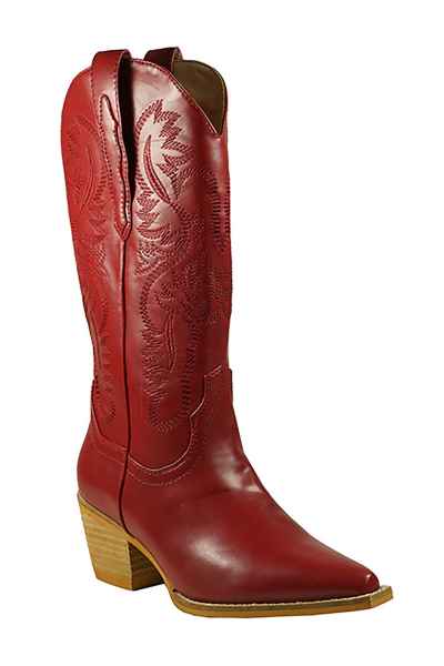 WESTERN COWGIRL BOOT: RED