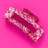 Pink Confetti Claw Clip