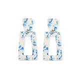 BLUE CHINA KENNEDY EARRING