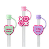 Be Mine Straw Toppers