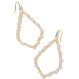 Kendra Scott: Gold Sophee Crystal Open Frame Earring