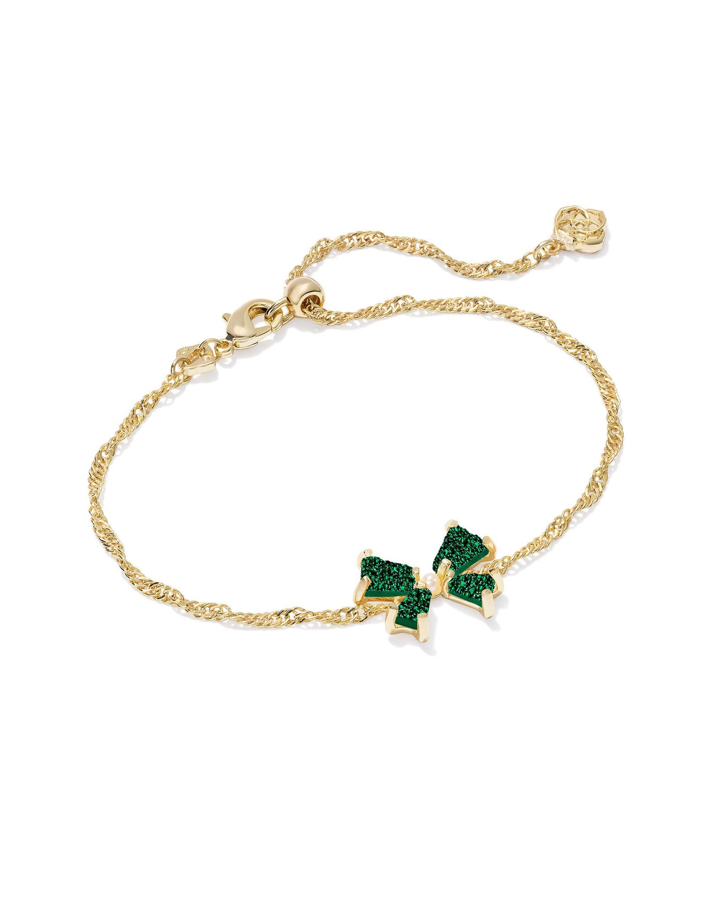 Kendra Scott: Emerald Drusy Blair Bow Bracelet