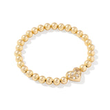 Kendra Scott: Gold Holland Heart Stretch Bracelet