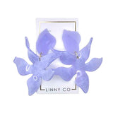 FLORA EARRING: LAVENDER HAZE