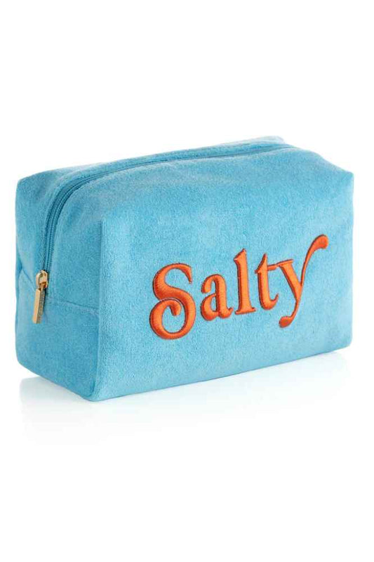 SALTY TERRY ZIP POUCH