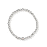 Kendra Scott: Rhodium Mini Elaina Stretch Bracelet