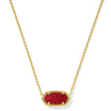 Kendra Scott: Red Drusy Elisa Pendant Necklace