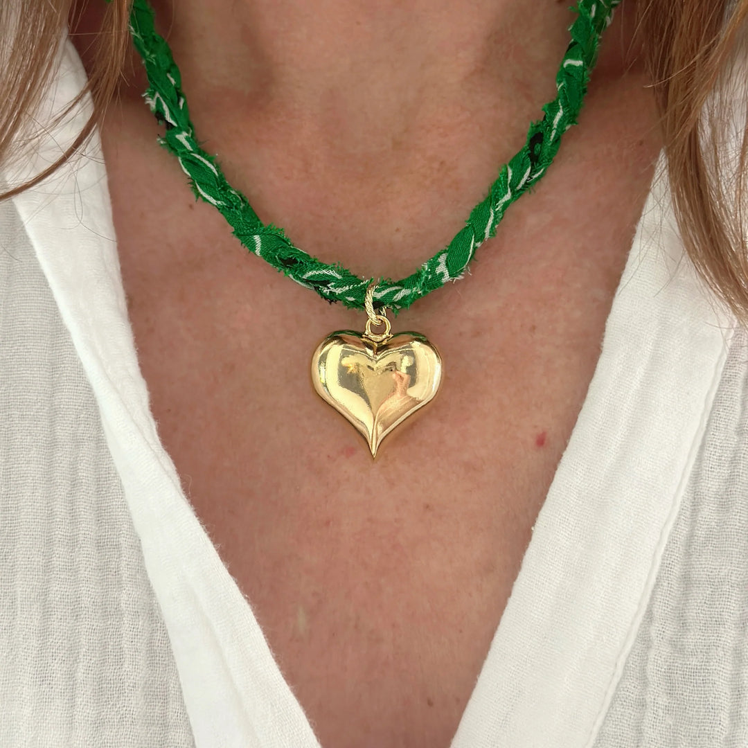 GAMEDAY BANDANA NECKLACE - GREEN