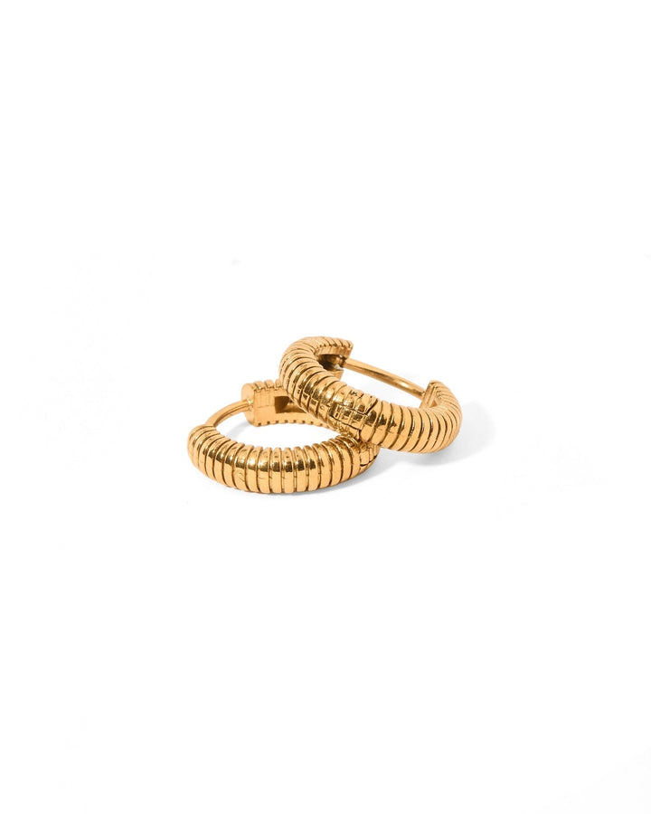 Huggie Earrings - November Gold