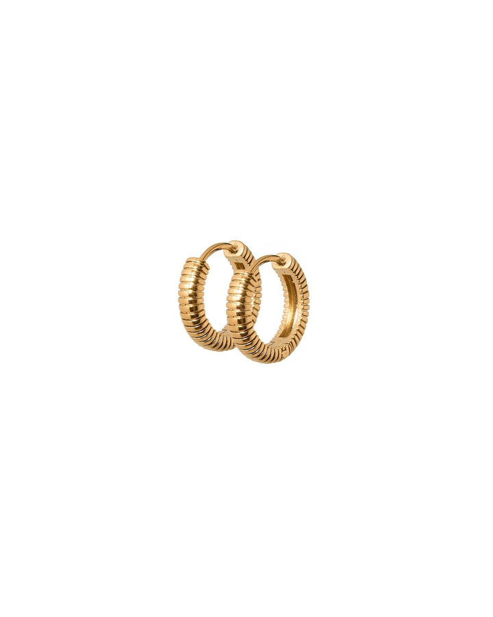 Huggie Earrings - November Gold