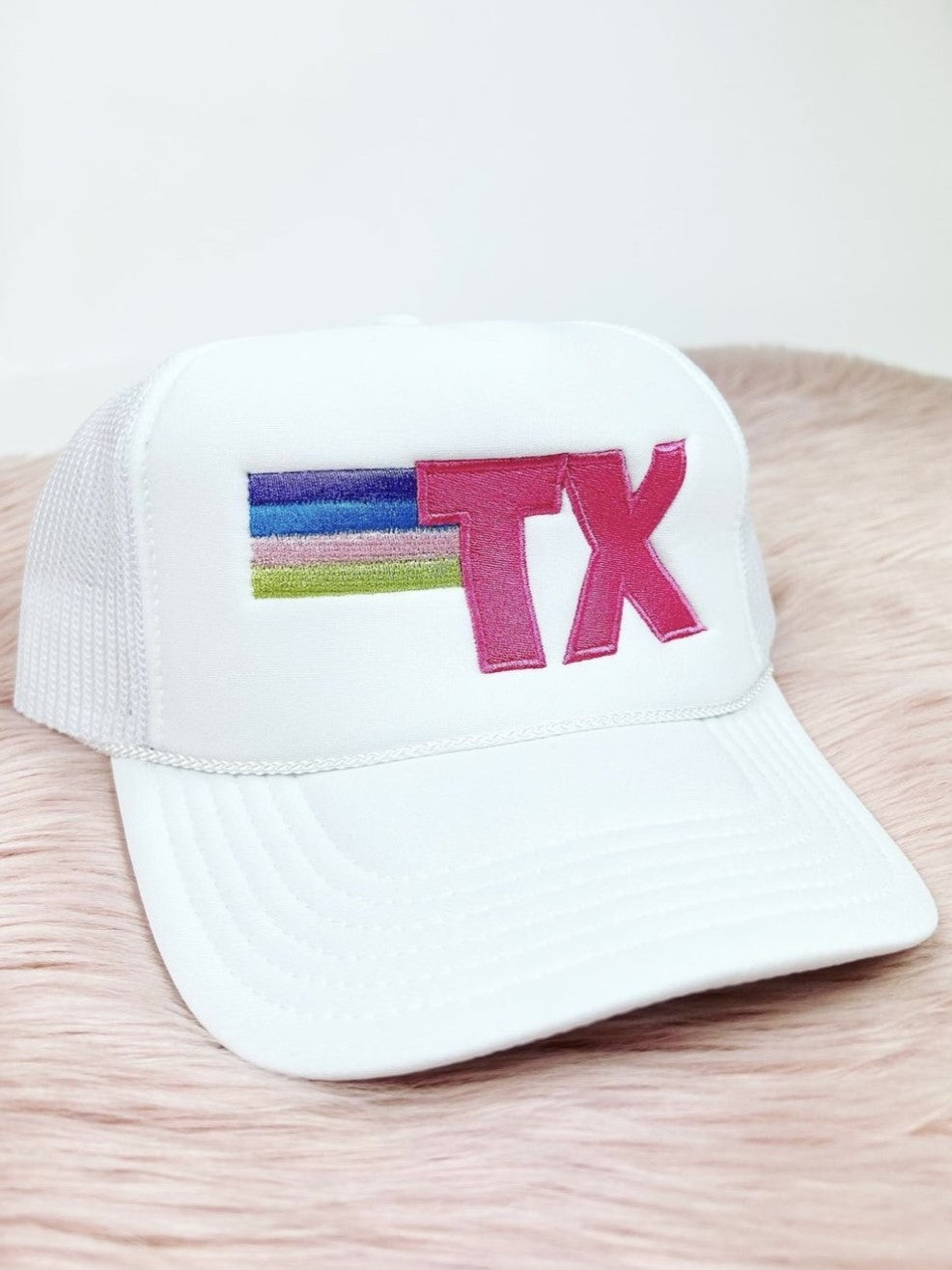 Rainbow TX Trucker Hat