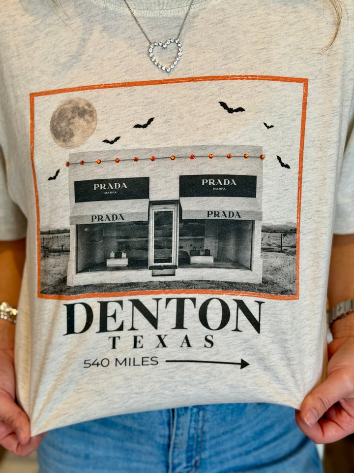SPOOKY MILES TO MARFA TEE- DENTON