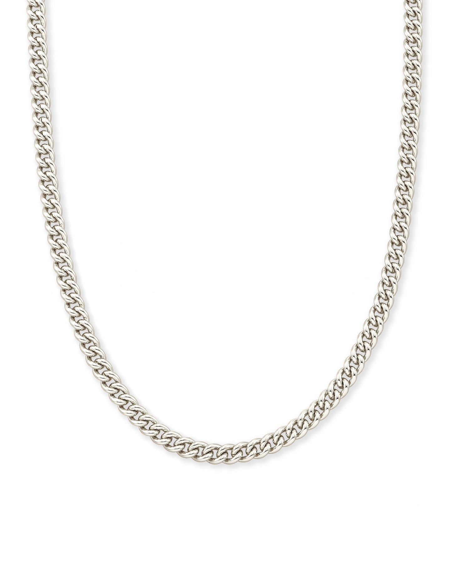 Kendra Scott: Ace Chain Necklace in Rhodium