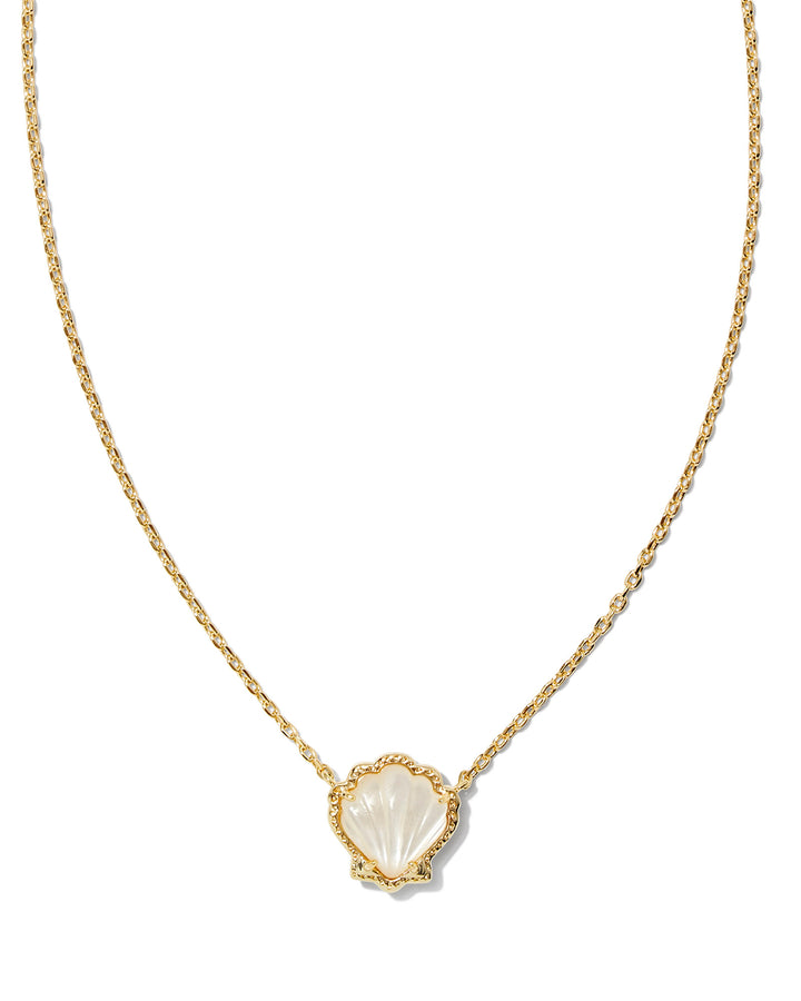 KENDRA SCOTT: IVORY MOTHER OF PEARL BRYNNE SHELL PENDANT