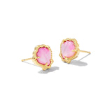 KENDRA SCOTT: BLUSH MOTHER OF PEARL BRYNNE SHELL STUD