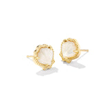 KENDRA SCOTT: IVORY MOTHER OF PEARL BRYNNE SHELL STUD