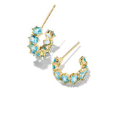 KENDRA SCOTT: CAILIN CRYSTAL BIRTHSTONE HUGGIE