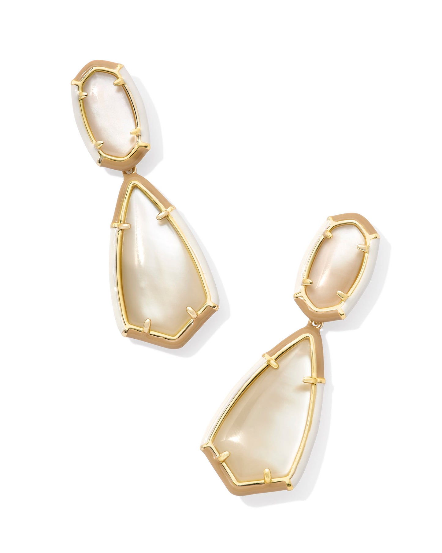 KENDRA SCOTT: CAMRY ENAMEL FRAME EARRING