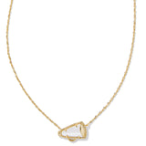 KENDRA SCOTT: CHEER PENDANT NECKLACE GOLD