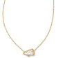 KENDRA SCOTT: CHEER PENDANT NECKLACE GOLD