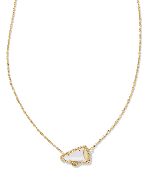 KENDRA SCOTT: CHEER PENDANT NECKLACE GOLD