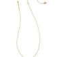 KENDRA SCOTT: CHEER PENDANT NECKLACE GOLD