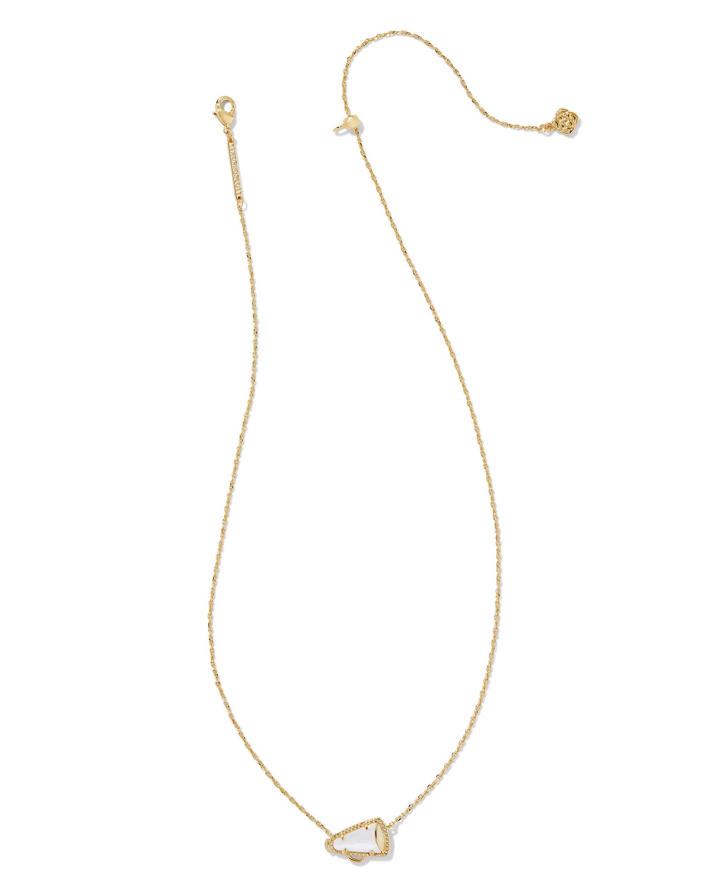 KENDRA SCOTT: CHEER PENDANT NECKLACE GOLD