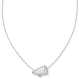 KENDRA SCOTT: CHEER PENDANT NECKLACE RHODIUM