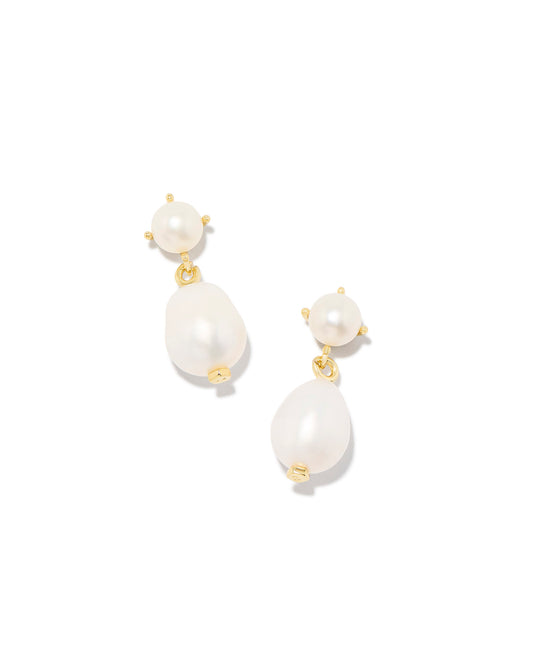 KENDRA SCOTT: EVE DROP EARRING GOLD