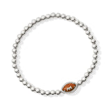 KENDRA SCOTT: FOOTBALL BEADED STRETCH BRCACELET